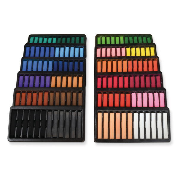 Creativity Street Square Artist Pastels, 24 Assorted Colors, 6 Each, 144 Pieces PAC9750